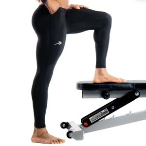 Compression Z Men's‎ Black Full Length Compression Pants